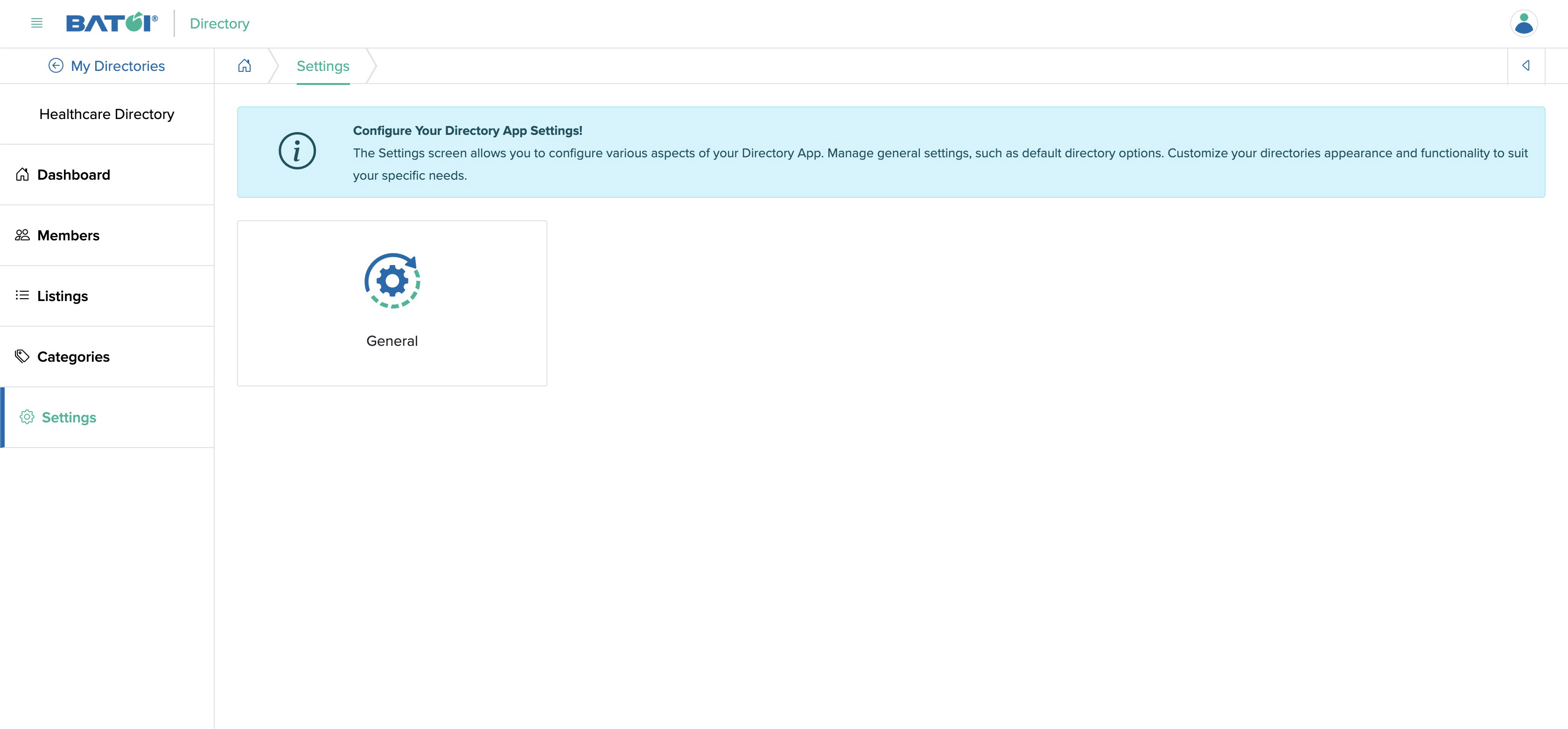 Figure 26: Individual Directory Admin Panel Setting Page